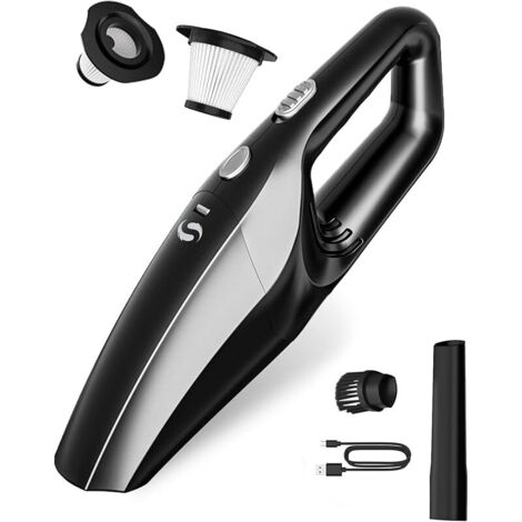 Aspirateur Voiture Puissant, Mini Aspirateur De Table avec Batterie Rechargeable, Aspirateur sans Fil pour Homme Femme, pour Voiture, Maison, Poils d'animaux