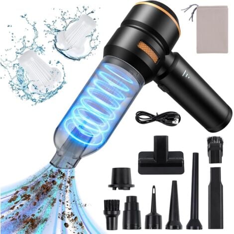 AUTRES Aspirateur Voiture Puissant Sans Fil - 20000PA Aspirateur A Main,Mini Aspirateur Voiture,Aspirateur de Table,3 Vitesses Aspirateur Souffleur Voiture,Peut êTre Utilisé Comme Gonfleur Electrique,6000mah