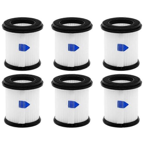 Aspirateurs sans fil professionnels INSE N5S/S6T/S6P, lot de 6, avec filtres HEPA et filtres à mailles de rechange