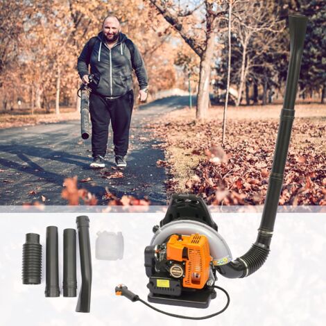 Aspiratore a benzina a benzina, 65 cc, zaino a 2 tempi, soffiatore a gas, soffiatore, ventilatore utilizzato per la rimozione della neve nei giardini d'inverno e nelle strade di ingegneria