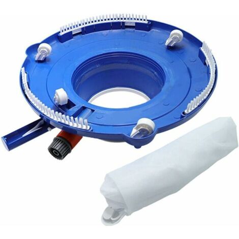 Aspiratore a getto per piscina, aspiratore portatile a getto con spazzola, sacchetto e asta, accessori per la pulizia di piscine, fontane e spa.