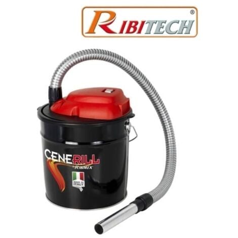 Aspiratore/Aspiracenere/Aspiraceneri/Aspirapolvere 800W 18lt. Ribitech - CENERILL PRCEN001