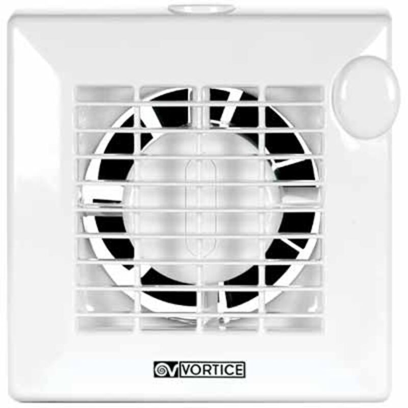 Aspiratore Elicoidale A Muro Vortice 11150 – Diametro 90 Mm – Bianco – 220V