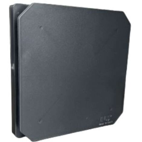 ASPIRATORE ELETTRICO LUX301  A MURO D 80 MM NERO