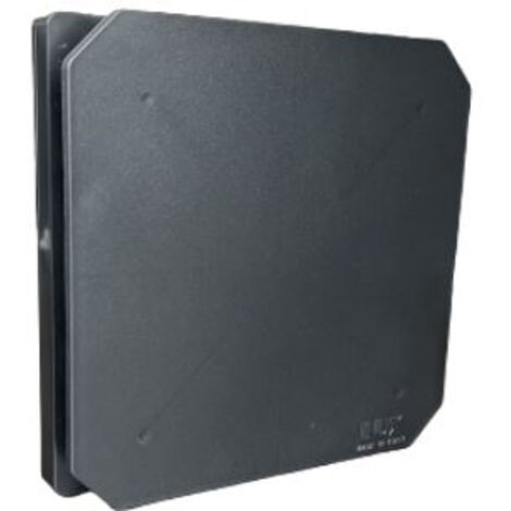 ASPIRATORE ELETTRICO LUX323  A MURO D 90 MM NERO- 1,0 pz