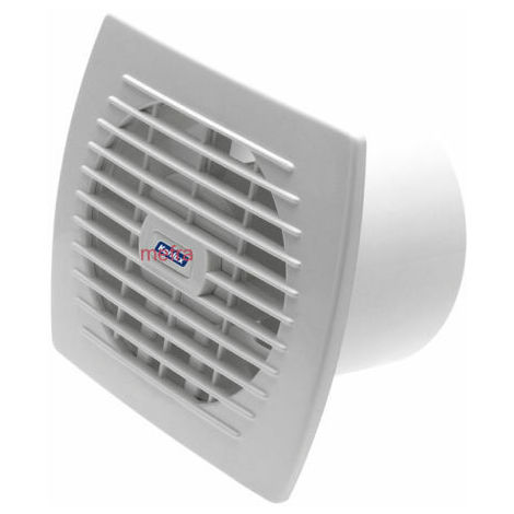 Estrattore D'aria Per Parete Da 100 Mm Con Timer, Colore Oro, Per Cucina E Bagno, Ventilatore - 2