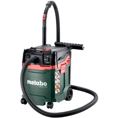 Aspiratore multiuso Metabo ASA 30 L PC (602086000) con pulizia manuale del filtro