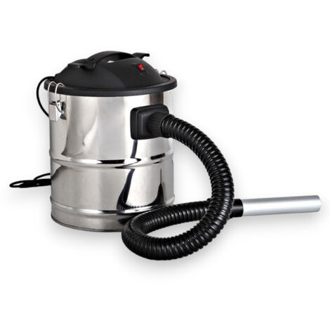 Aspiratore per camino aspiracenere 18 lt in acciaio inox 1000W con filtro in tnt
