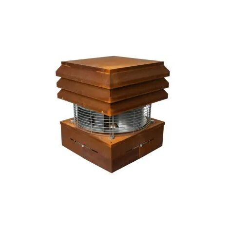 Aspiratore Per Camino Modello Professionale Acciaio Corten Aspirafumo Elettrico Tiracamino Tirafumo Comignolo Per Bbq
