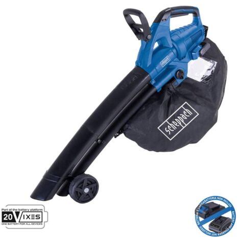 Aspiratore soffiatore brushless 2x20v senza batteria ixes Scheppach bc-blv720-x