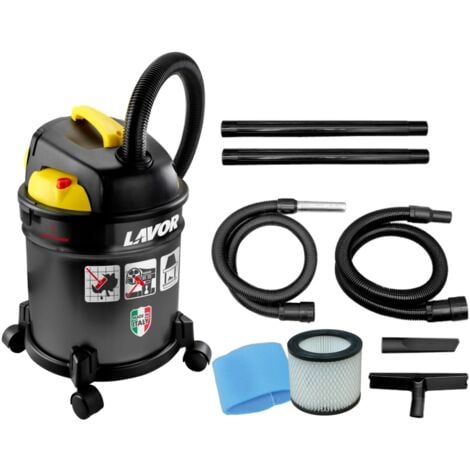aspiratore solidi liquidi elettrico lavor "freddy 4in1" 1200w 20 lt 35 l/s