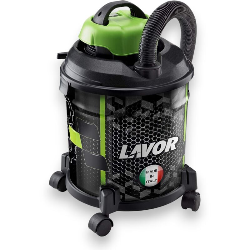 Lavor - Aspiratutto aspirapolvere 1200W con ruote e accessori inclusi fusto 20 Lt Joker 1200S