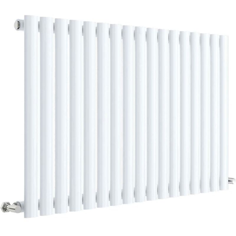 Aspire - Hudson Reed Revive Single Designer Horizontal Radiator 600mm h x 992mm w - High Gloss White