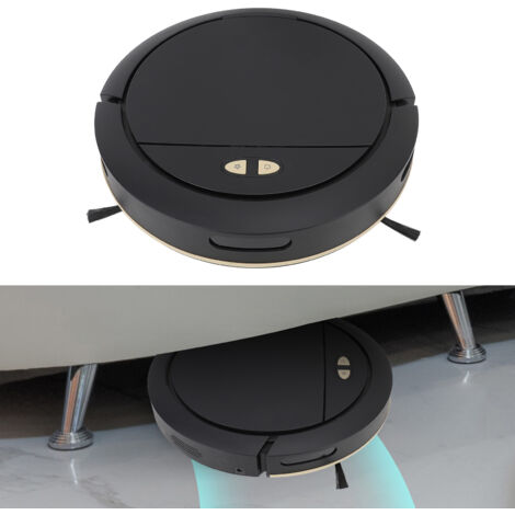 Aspirobot AS-700  Robot aspirador conectado con depósito de agua de 100 ml, modo de limpieza ultra, control por app, negro, 2565 g