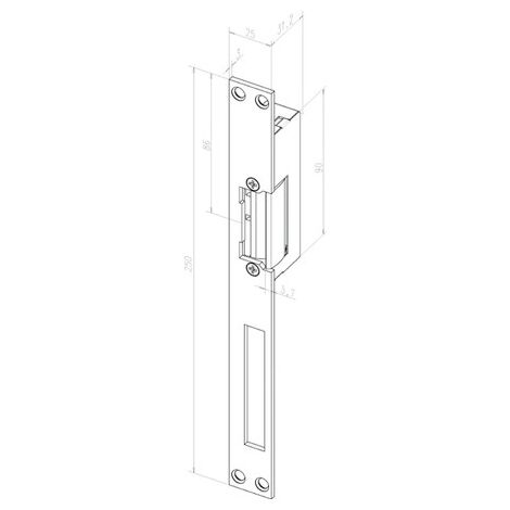 ASSA ABLOY EFFEFF DIN GAUCHE/DROITE 14 HZ L/R 4042203143296 EST OUVRE EN ACIER INOXYDABLE-PORTE ÉLECTRIQUE
