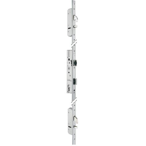 Assa Abloy – Serrure à larder inox 3 points sécurité – Mécanisme anti-sciage – Entraxe 92mm – Pour portes jusqu'à 1860mm de hauteur