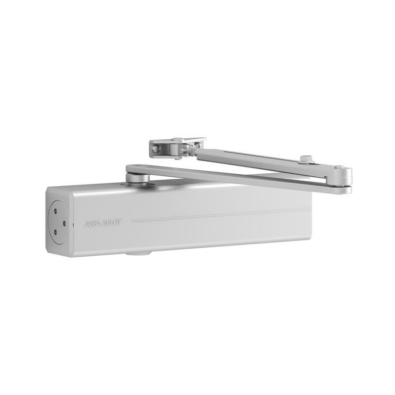 Assa Abloy - Assa Door Closer with Variable Sizes with Backcheck Silver Finish