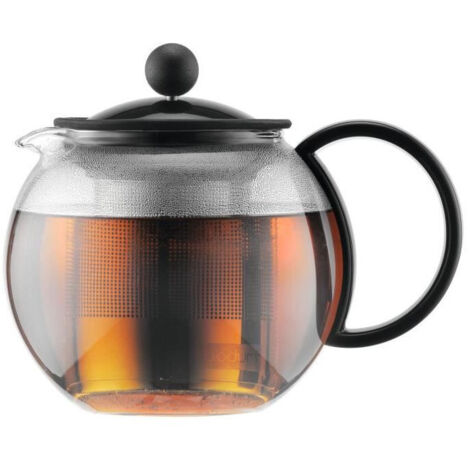 ASSAM - Tetera de émbolo BODUM , tapa de plástico, filtro de acero inoxidable, 0.5 l