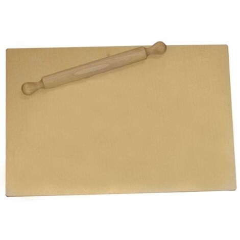ASSE DA PASTA IN LEGNO CON MATTARELLO cm. 50x30x1,2 IDROWEB