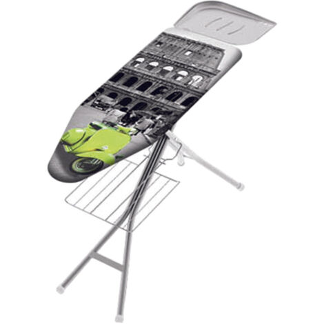 Asse da stiro in acciaio per vestiti 120x40xH95 cm