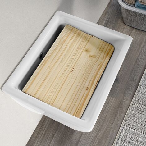 Asse lavapanni per vasca da 60 cm in legno