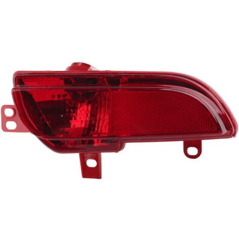Assemblage de Phare Anti Brouillard Arrière Gauche 6350HA Coquille Rouge Remplacement pour Peugeot 206+ 2009‑2012,Avec Non ampoule