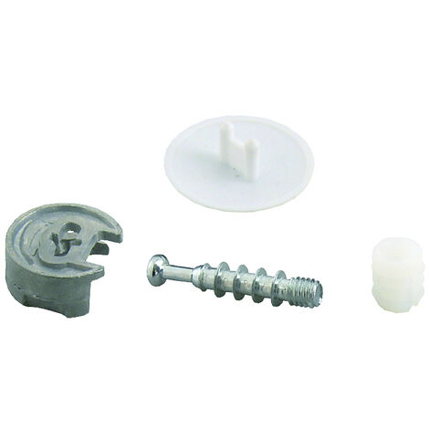 Assemblage Excentré Cache D25 Blc - 8 Pce - Vynex