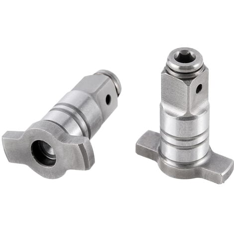 TLILY Assemblaggio di Incudine per Avvitatore A Percussione Compatibile nel Alloggiamento Della Testa del Trapano, Adattatore da 1/2 Pollice A Presa Esagonale Femmina da 1/4 di Pollice