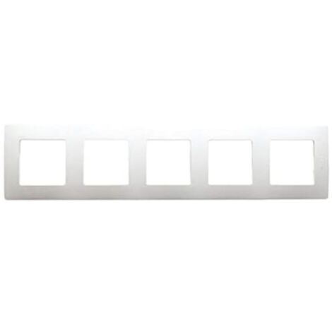 Assiette 5 éléments blanc LEGRAND NILOÉ 665005