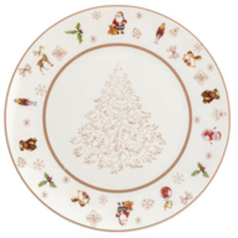 Assiette à dessert 19 cm en porcelaine New Bone China – Résistante aux chocs – Non compatible lave-vaisselle et micro-ondes