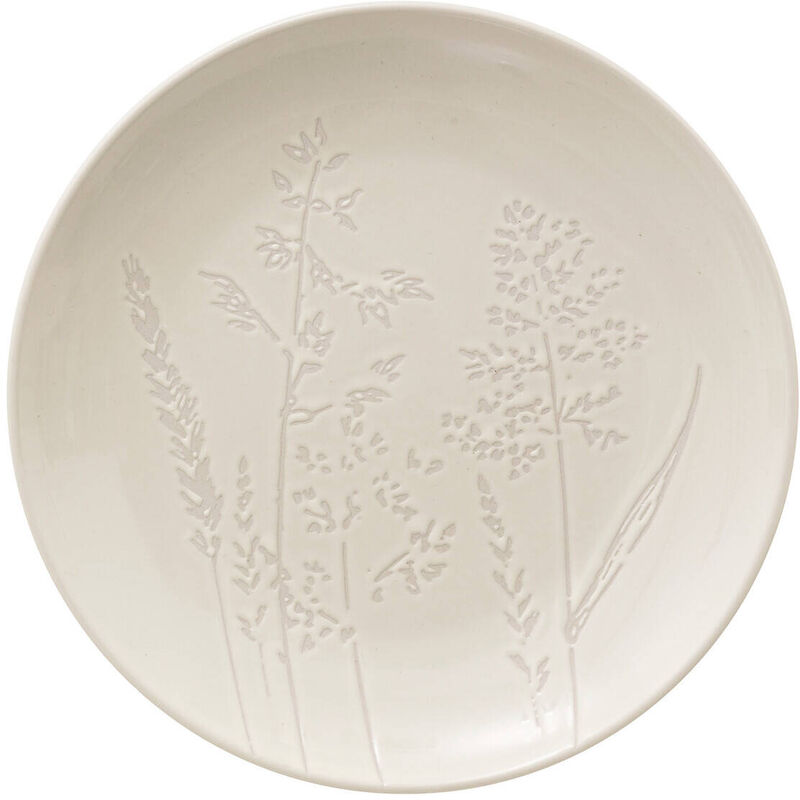 Assiette à dessert ELSA, en grès, motif de fleurs des champs, Ø 19 cm