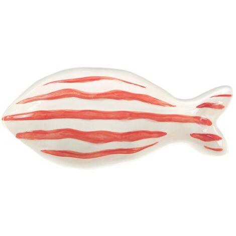 Assiette à poisson décorative en porcelaine pour une décoration moderne - Design bohème, idéale comme cadeau ou objet de collection