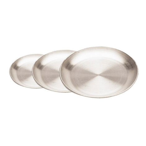 ASSIETTE ALUMINIUM - CAO - diam 18 cm