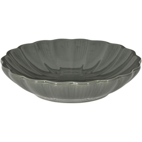 Assiette creuse 20 cm Gris Eden