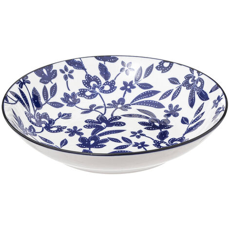 Assiette creuse en porcelaine MARIA, motif floral, Ø 20 cm