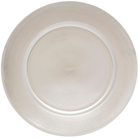 Assiette de présentation argent - Atmosphera créateur d'intérieur