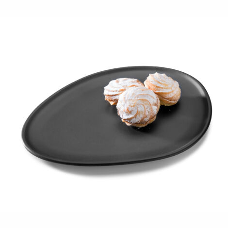Assiette de Présentation Mélamine Arrondie 22 x 18,5 cm - Pujadas