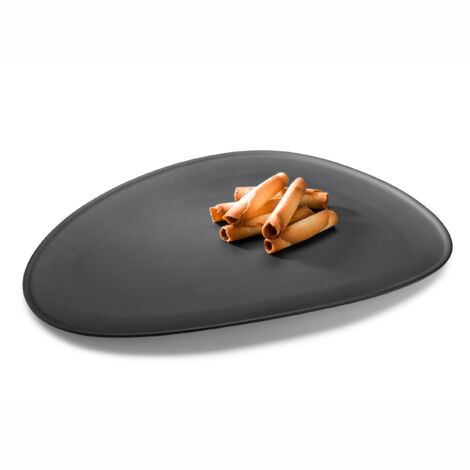 Assiette de Présentation Mélamine Arrondie 44,5 x 35 cm - Pujadas