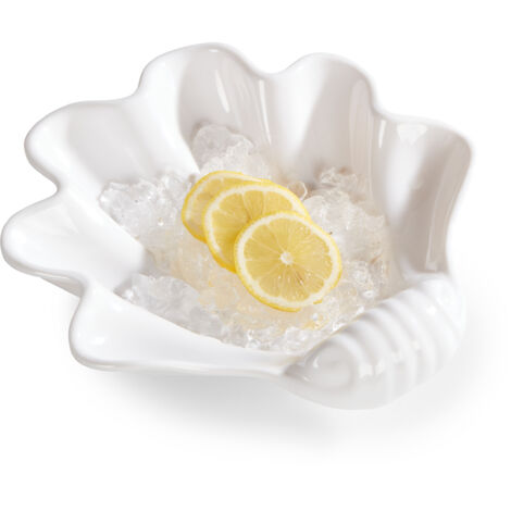 Assiette de Présentation Mélamine Coquillage 28,5 x 27,5 cm - Pujadas