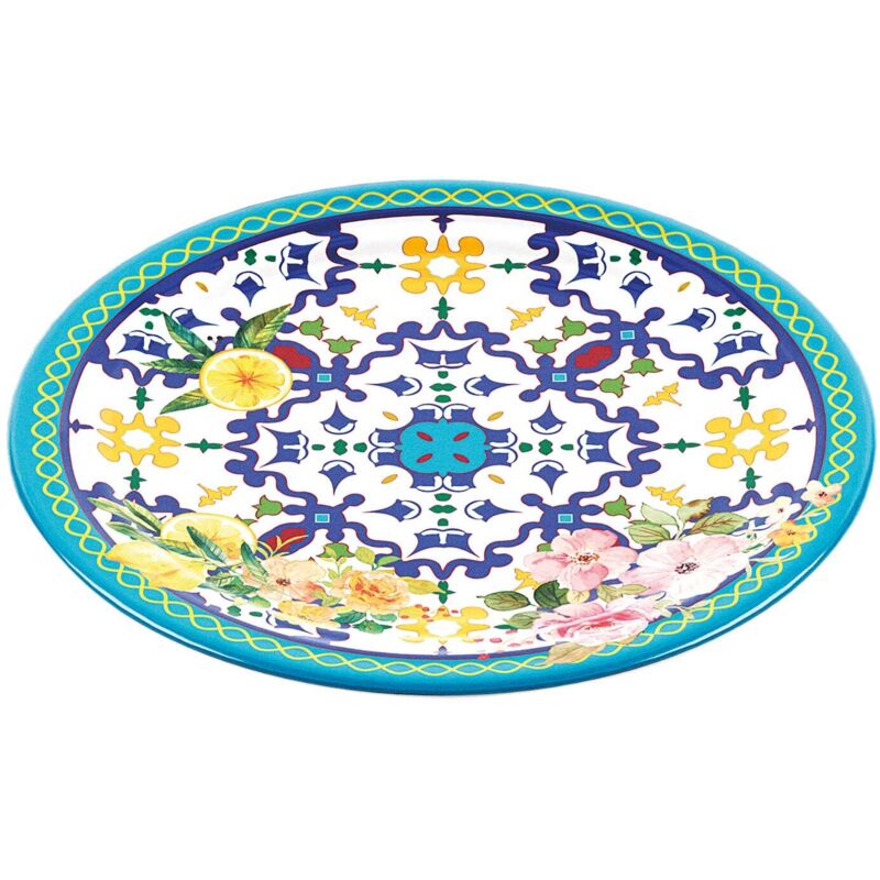 Assiette dessert Flower&Lemon 21,5x2 Assiette dessert Flower&Lemon 21,5x2
