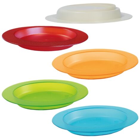 Assiette Ergo Identités - Rouge