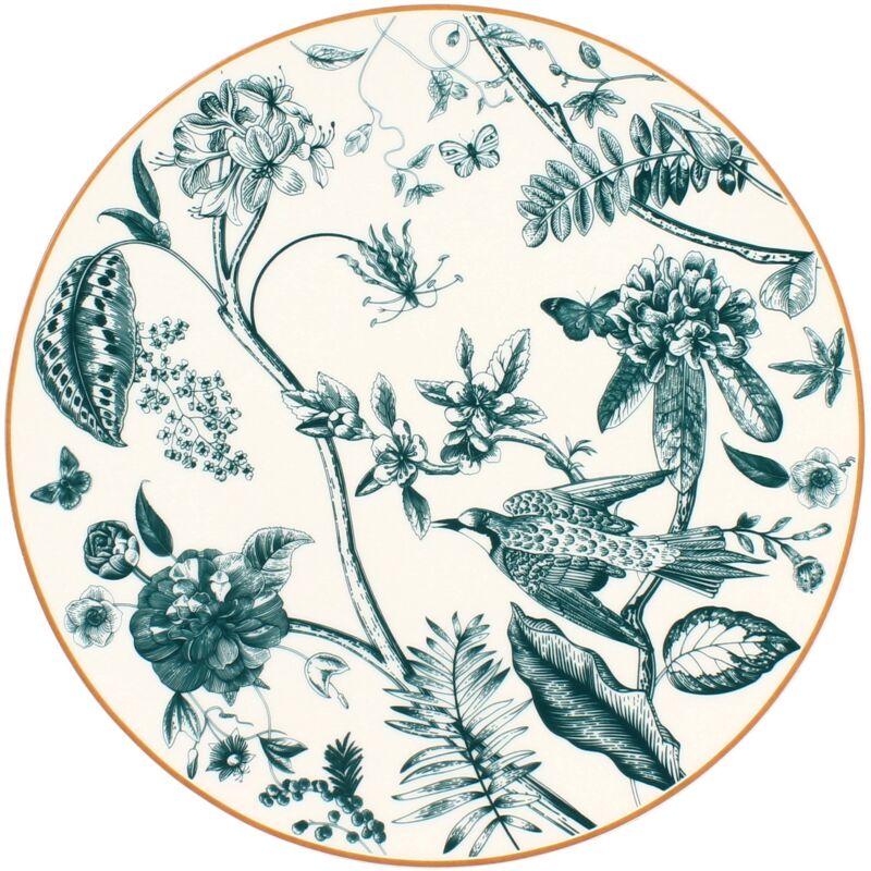 Assiette plate BOTANIC - Porcelaine - 27cm