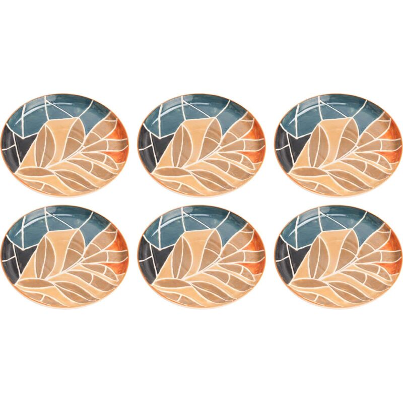 Assiette plate en grès Serena 26 cm Lot de 6