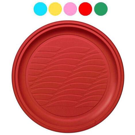 Assiette plate rouge Pz 20 Naturel Bibo