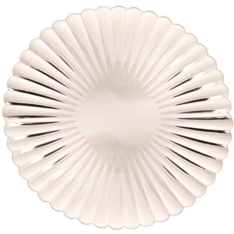 ASSIETTE PRES COQUILLE ARGENT - Atmosphera créateur d'intérieur