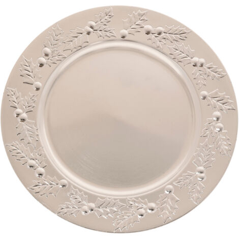 ASSIETTE PRES HOUX ARGENT - Atmosphera créateur d'intérieur