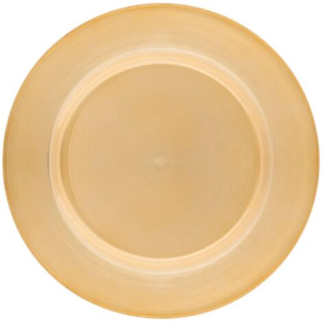 ASSIETTE PRES LISSE DORE - Atmosphera créateur d'intérieur