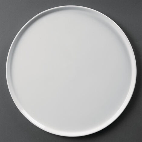 Assiettes à Pizza Blanches 330mm - Lot de 4 - Olympia