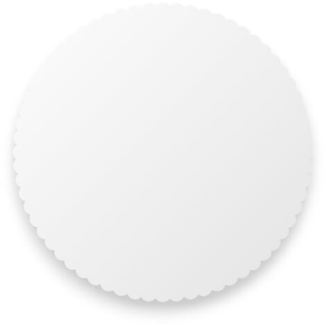 Assiettes en carton blanches de 26 cm, lot de 100.