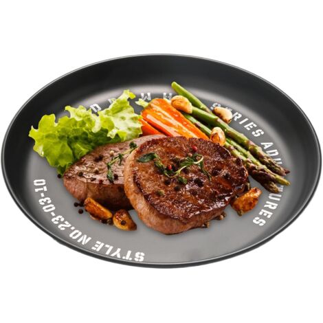 Assiettes Inoxydables - Assiettes Réutilisables Multi - usages Pour